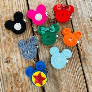 Disney Hair Clip Lot